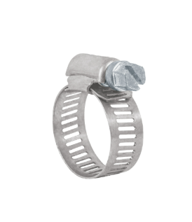 ABRAZADERA DE ACERO INOX. 3/8 X 5/8